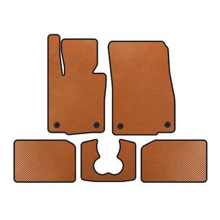 EVA autokoberce do interiéru (pro S F55, 5dveřový, oranžové) Mini Cooper F55/56/57 2014–2023