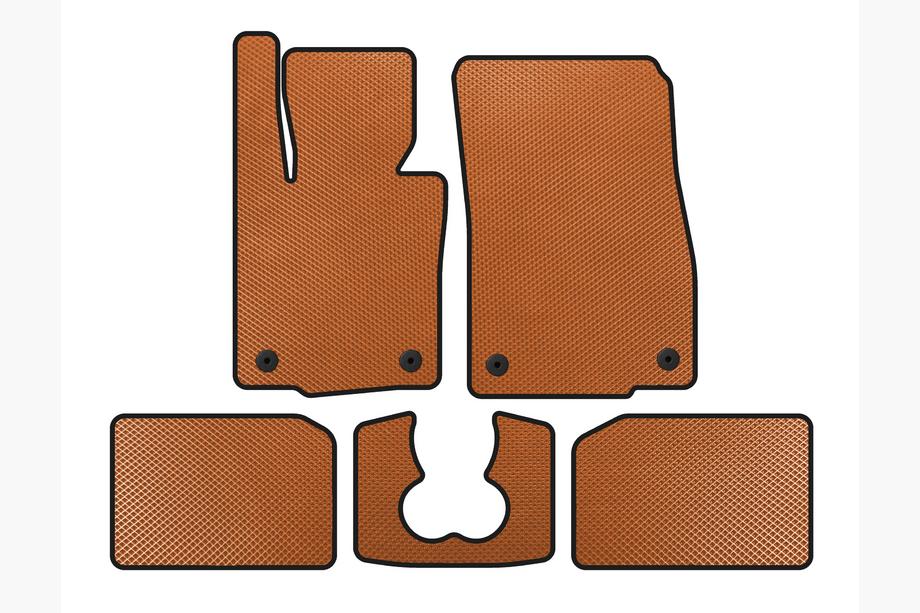 Mini Cooper F55/56/57 2014–2023 EVA autokoberce do interiéru (pro S F55, 5dveřový, oranžové) Image