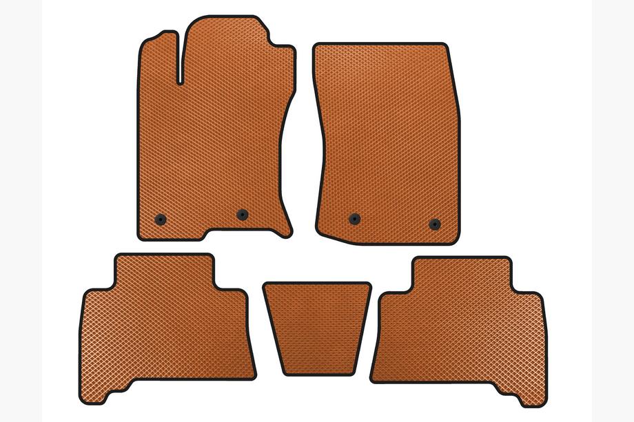Toyota 4Runner 2009–2024 EVA autokoberce do interiéru (2009-2014, oranžové) Image