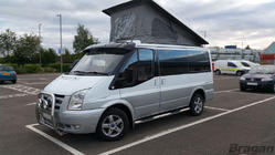 Ford Transit 2000–2014 Sluneční kšilt na čelní sklo (černý lesk, 5 mm) fotografie 14