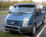 Ford Transit 2000–2014 Sluneční kšilt na čelní sklo (černý lesk, 5 mm) fotografie 11