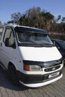 Ford Transit 1991–2000 Sluneční kšilt na čelní sklo (černý lesk, 5 mm) fotografie 7