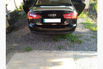 Audi A6 C7 2011–2017 Nerezová lišta na hranu víka kufru OmsaLine – italská nerezová ocel fotografie 5