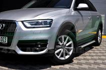 Audi Q3 2011–2019 Boční nášlapy Allmond (2 ks, hliník) fotografie 3