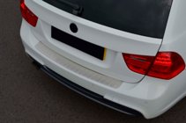 BMW řady 3 E90/E91 2005–2011 Nerezová lišta na zadní nárazník (2006-2008, SW, nerez) fotografie 7