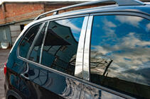 BMW X5 E70 2007–2013 Nerezové lišty sloupků dveří fotografie 2