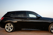 BMW řada 1 F20/F21 2011–2019 Okenní lišta (nerezová) fotografie 3