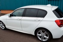 BMW řada 1 F20/F21 2011–2019 Okenní lišta (nerezová) fotografie 11