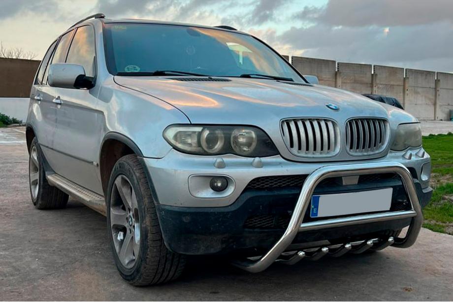 BMW X5 E53 1999–2006 Přední ochranný rám (bull bar) WT003 (nerez) 50 mm Image