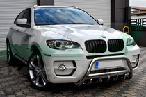 BMW X5 E70 2007–2013 Přední ochranný rám (bull bar) WT003 (nerez) fotografie 2
