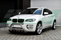 BMW X6 E71 2008–2014 Přední ochranný rám (bull bar) WT003 (nerez) 50 mm fotografie 3