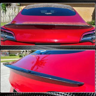 Spoiler V3 (2017-2023, karbon) Tesla Model 3 2017– fotografie 4