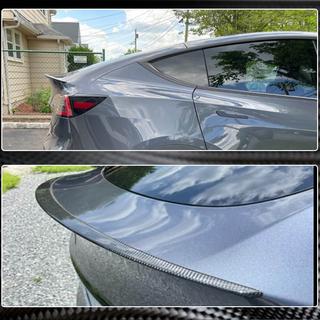 Spoiler V4 (2017-2023, karbon) Tesla Model 3 2017– fotografie 3
