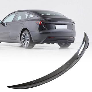Spoiler V1 (2023+, karbon) Tesla Model 3 2017– fotografie 1