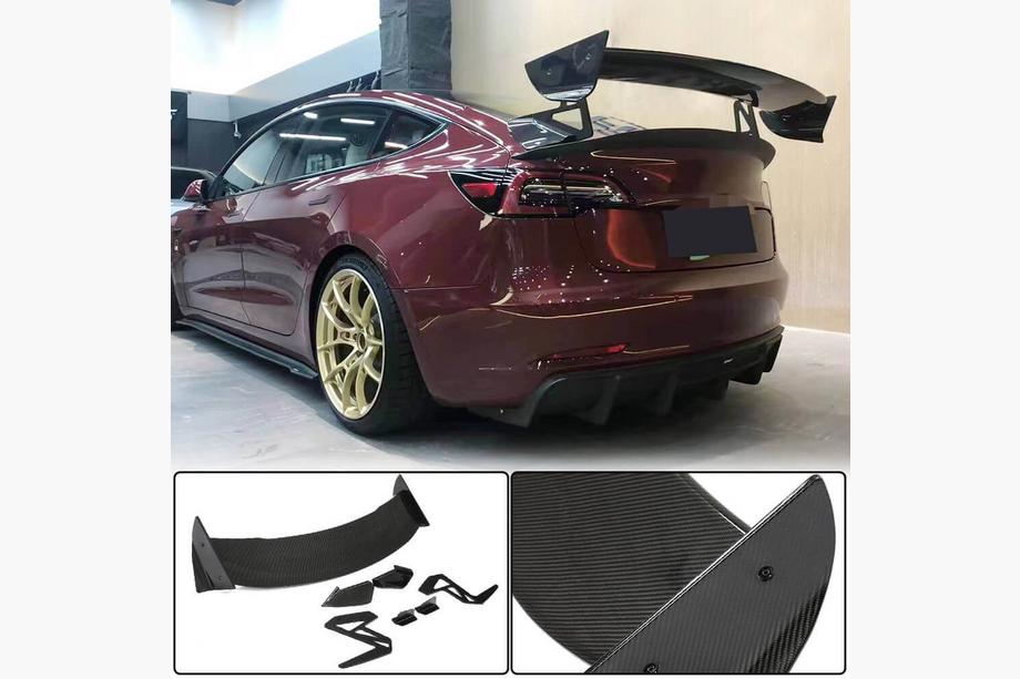 Tesla Model 3 2017– Spoiler V6 (2017-2023, karbon) Image