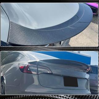 Spoiler V9 (2017-2023, karbon) Tesla Model 3 2017– fotografie 3