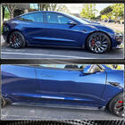 Tesla Model 3 2017– Prahové nástavce V4 (2017-2023, karbon) fotografie 4
