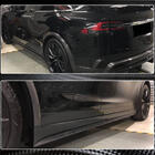 Tesla Model X 2015– Prahové nástavce (2015-2021, karbon) fotografie 5