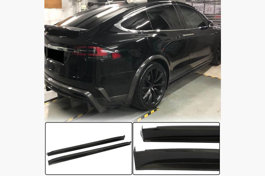 Tesla Model X 2015– Prahové nástavce Carbon V2 (2016-2020) Image