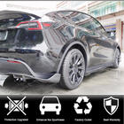 Tesla Model Y 2020– Prahové nástavce V1 (2020-2025, karbon) fotografie 2