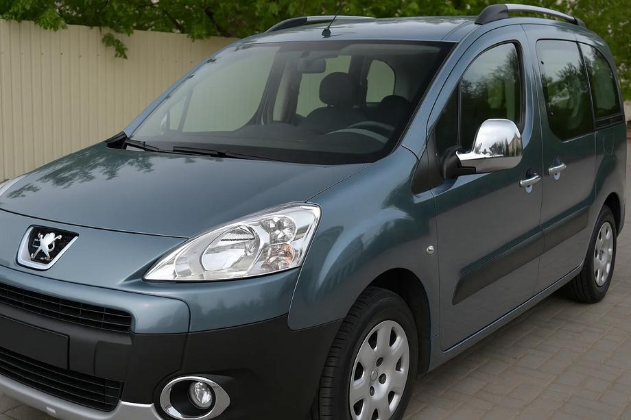 Peugeot Partner Tepee 2008–2018 Kryty zrcátek 2008-2012 (2 ks, nerez) Fotografie 1