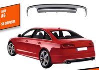 Audi A6 C7 2011–2017 Difuzor zadního nárazníku DPT V1 (2011-2014) fotografie 1