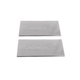 Nerezové kryty vnitřních prahů Carmos V1 (2 ks) Citroen Jumper 2007–2025 fotografie 1