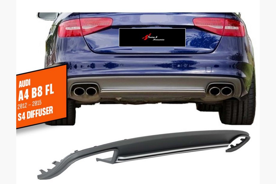 Audi A4 B8 2007–2015 Difuzor zadního nárazníku DPT V1 (2012-2015) Image