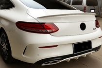 Mercedes C-Class W205 2014–2021 Spoiler DPT (Coupe, černý lesk) fotografie 3