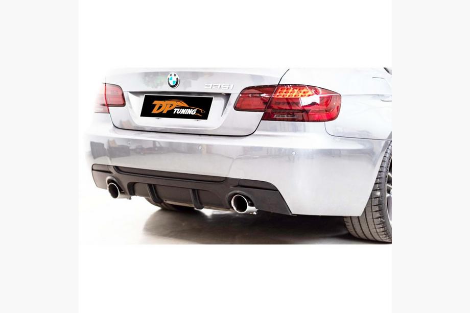 BMW řada 3 E92/E93 2006–2013 Difuzor zadního nárazníku DPT (pro E92 M-Sport, černý lesk) Image
