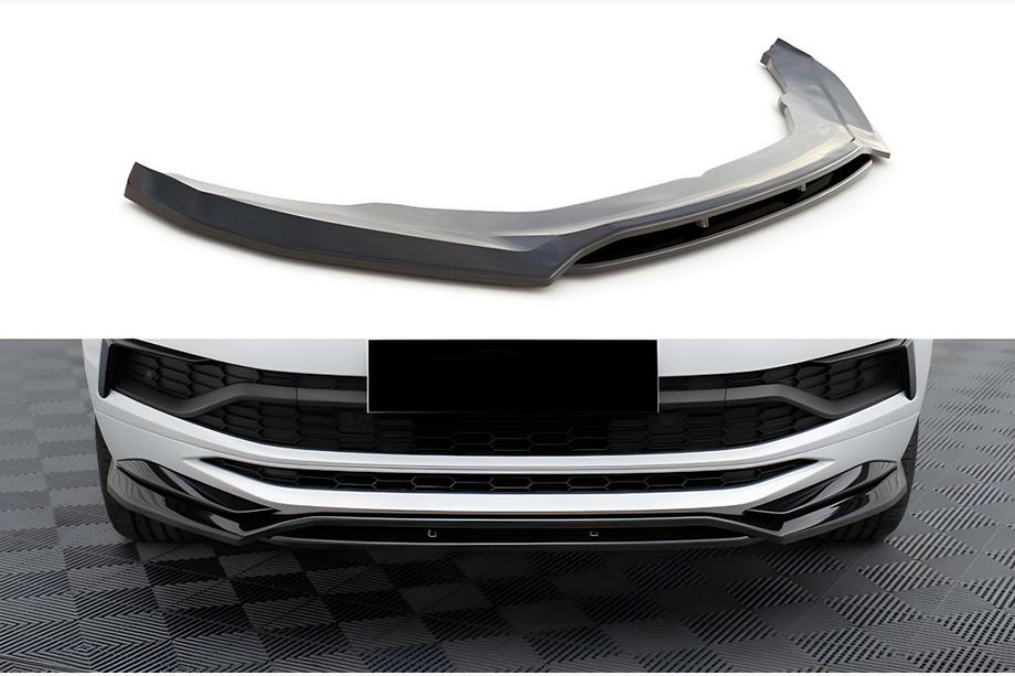 Skoda Kodiaq 2016–2023 Přední lip spoiler DPT (lesklá černá) Image