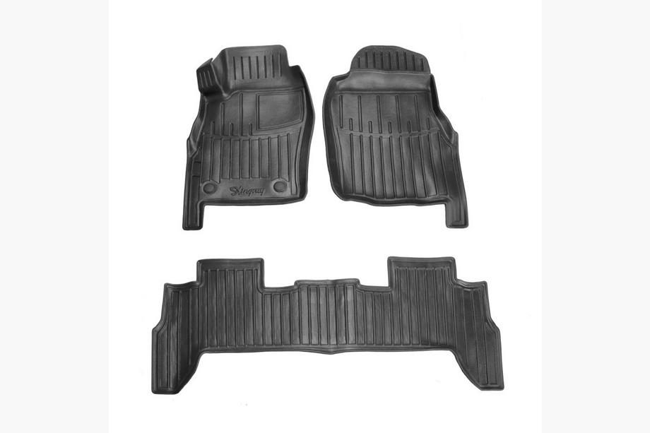 Nissan Patrol Y61 1997–2011 Gumové autokoberce Stingray 3D (5 dveří, 3 ks) Image