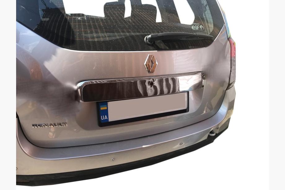 Renault Duster 2008–2017 Lišta nad SPZ celistvá (nerez) Image