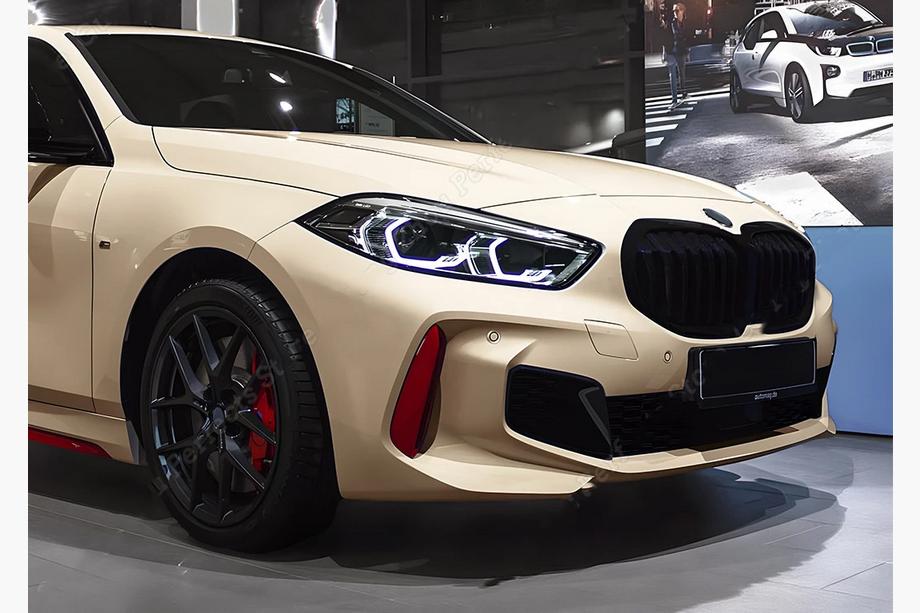 BMW řada 1 F40 2019–2024 Mřížky chladiče (ledvinky) M-Look, černé matné Image