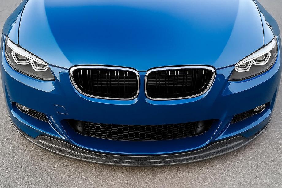 BMW řada 3 E92/E93 2006–2013 Ledvinky M-Look (pro 2005-2009, lesklá černá s chromovým rámečkem) Image