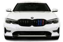 BMW řada 3 G20/G21 2018– Ledvinky (mřížky chladiče) M-Look V2 (2018-2022, M-Color s černým lemem) fotografie 1