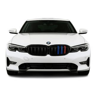 Ledvinky (mřížky chladiče) M-Look V2 (2018-2022, M-Color s černým lemem) BMW řada 3 G20/G21 2018– fotografie 1