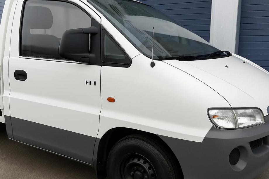 Hyundai H200, H1, Starex 1998–2007 Ozdobné lišty oken (2 ks, nerez) Fotografie 1