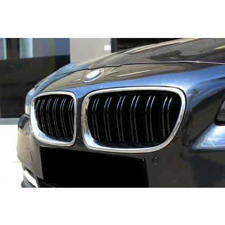 Ledvinky M-Look (lesklá černá s chromovým lemem) BMW řada 5 F10/F11 2010–2016 fotografie 1