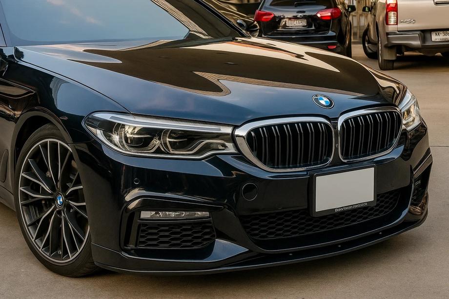 BMW řada 5 G30/G31 2017–2023 Ledvinky M-Look (2017-2020, černý lesk s chromovým lemem) Fotografie 1