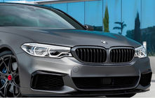 BMW řada 5 G30/G31 2017–2023 Mřížky ledvinek 1 Bar (2017-2020, matná černá) fotografie 1