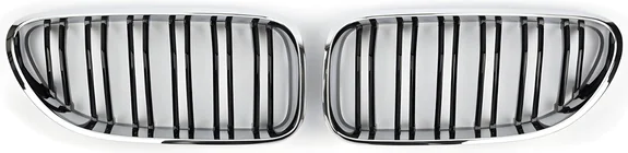 BMW řady 6 F12/F13/F06 2011–2018 Ledvinky M-Look (lesklá černá s chromovým lemem) fotografie 2