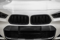 BMW X2 F39 2018–2023 Mřížky chladiče (ledvinky) M-Look, černé matné fotografie 1