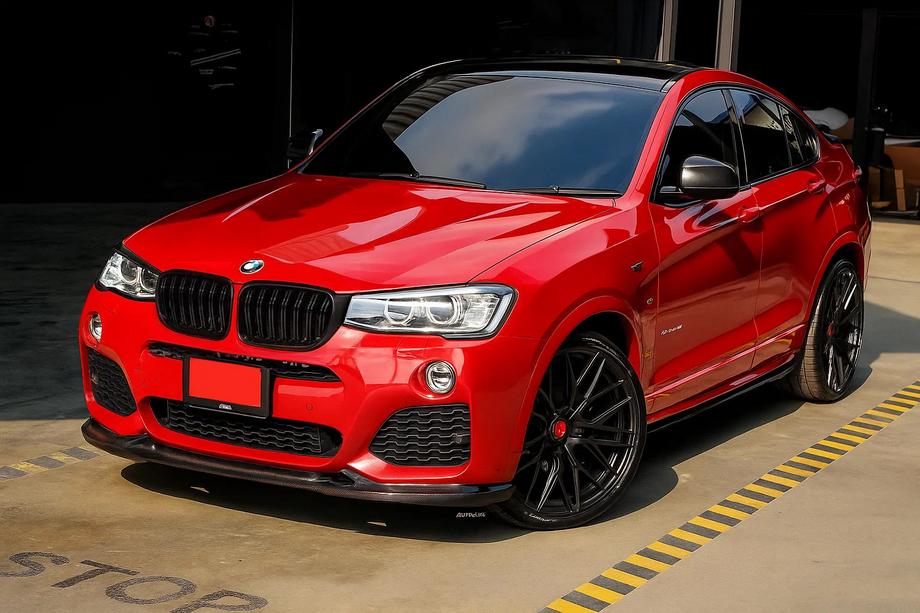 BMW X4 F26 2014–2018 Mřížky chladiče (ledvinky) M-Look, černé matné Image