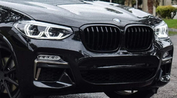 BMW X3 G01 2018– Mřížky ledvinek 1 Bar (2018-2021, leskle černé) fotografie 4
