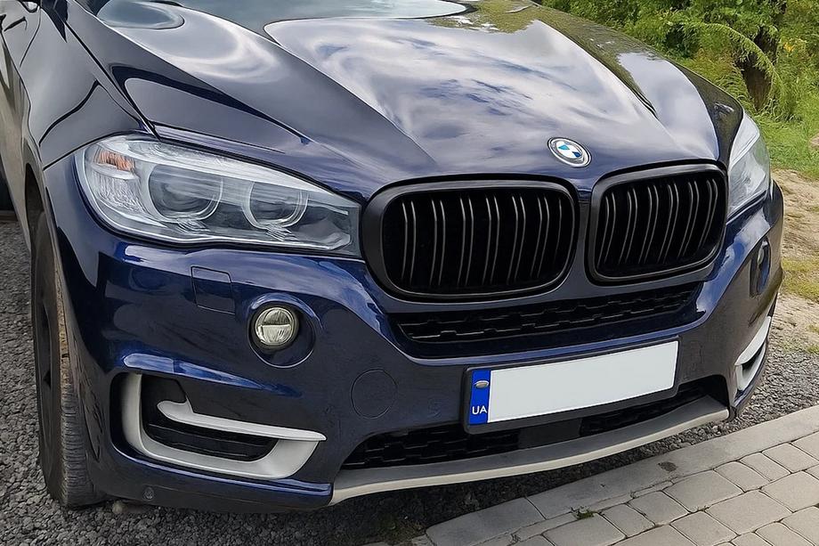 BMW X6 F16 2014–2019 Mřížky chladiče (ledvinky) M-Look, černé matné Image