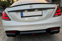 Mercedes S-Class W222 2013–2022 Zadní difuzor BRB (k lakování, 2018+) fotografie 9