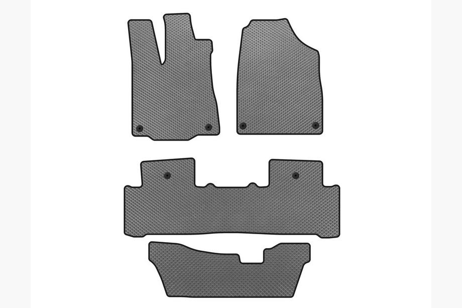 Acura MDX 2013–2020 EVA autokoberce do interiéru (3 řady, šedé) Image