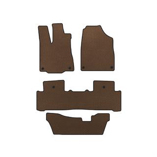 EVA autorohože do interiéru (3 řady, hnědé) Acura MDX 2013–2020