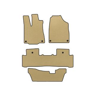 Autokoberce EVA do interiéru (3 řady, béžové) Acura MDX 2013–2020